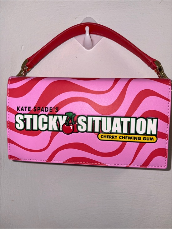 kate spade Handbags - Kate Spade Pink "Sticky Situation" Cherry Print Top Handle Bag only